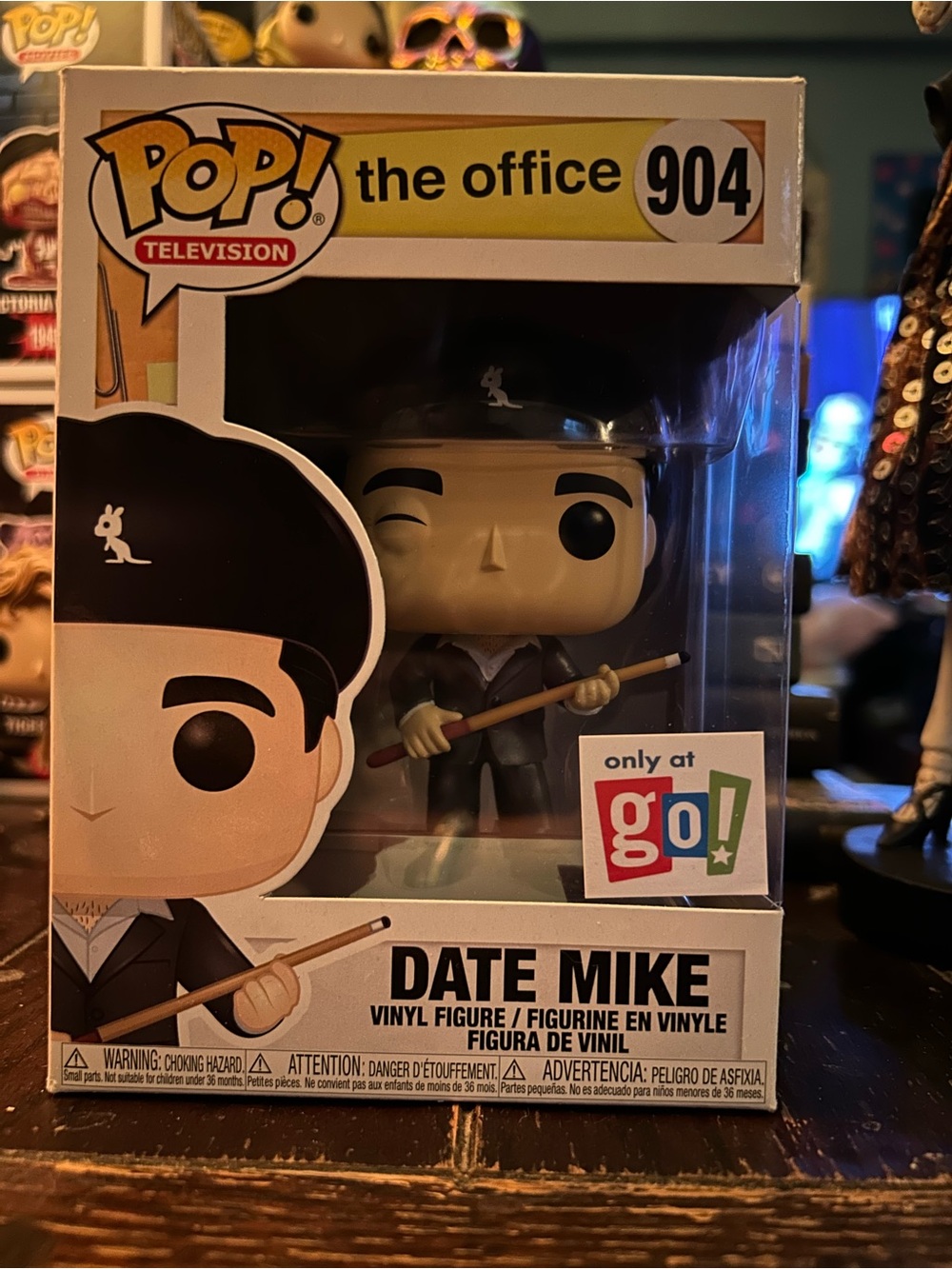Funko Pop! The Office Date Mike Vinyl Figure - Black, Gray, Yellow Accents